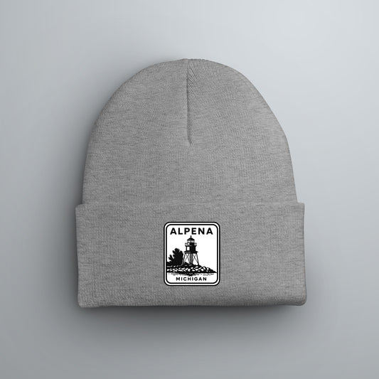 Alpena "Little Red" Lighthouse Beanie | Michigan Winter Hat