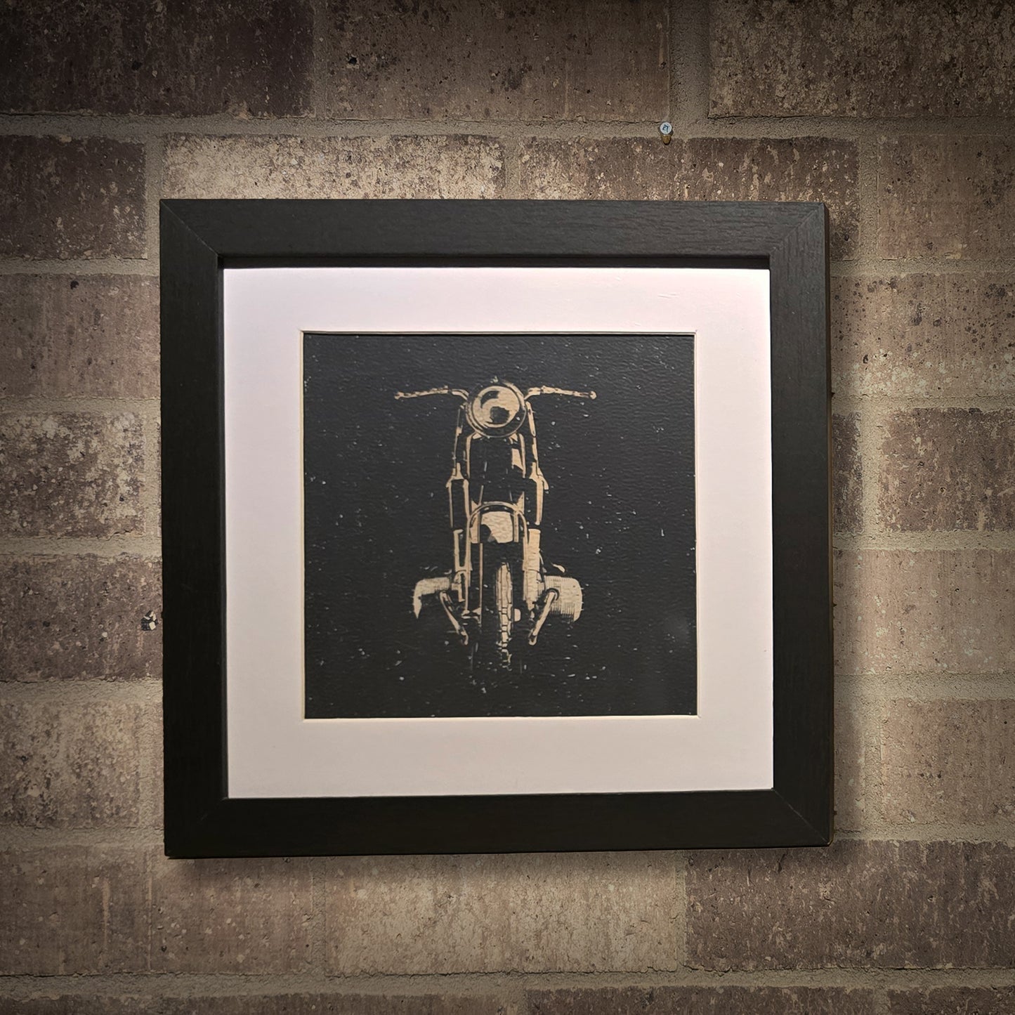 Rebel Ride - Vintage Motorcycle - Front View