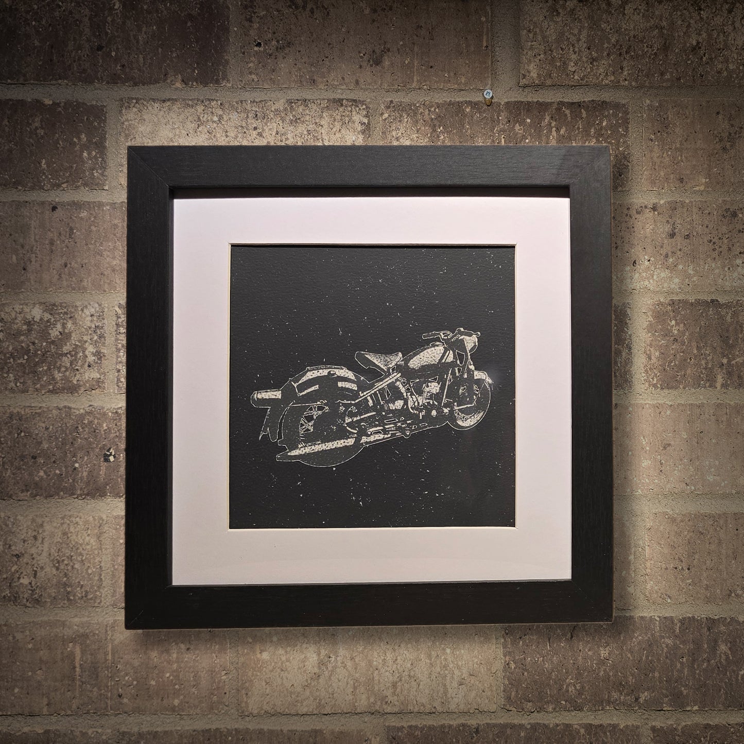 Rebel Ride - Vintage Motorcycle - Side View