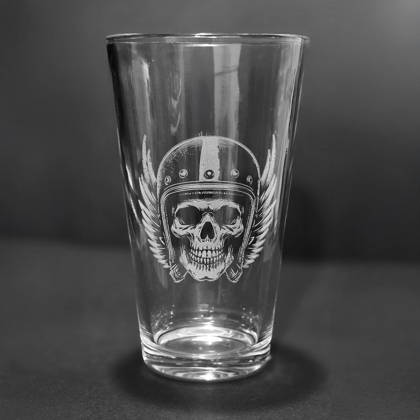 Rebel Ride - Skull Wings Pint Glass