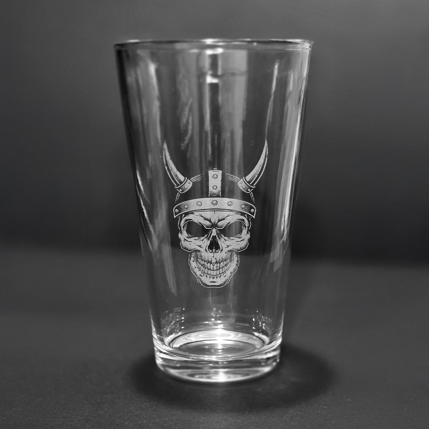 Rebel Ride - Viking Skull Pint Glass