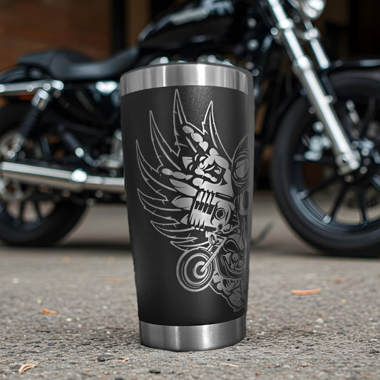 Rebel Ride - Skull Rocker Tumbler