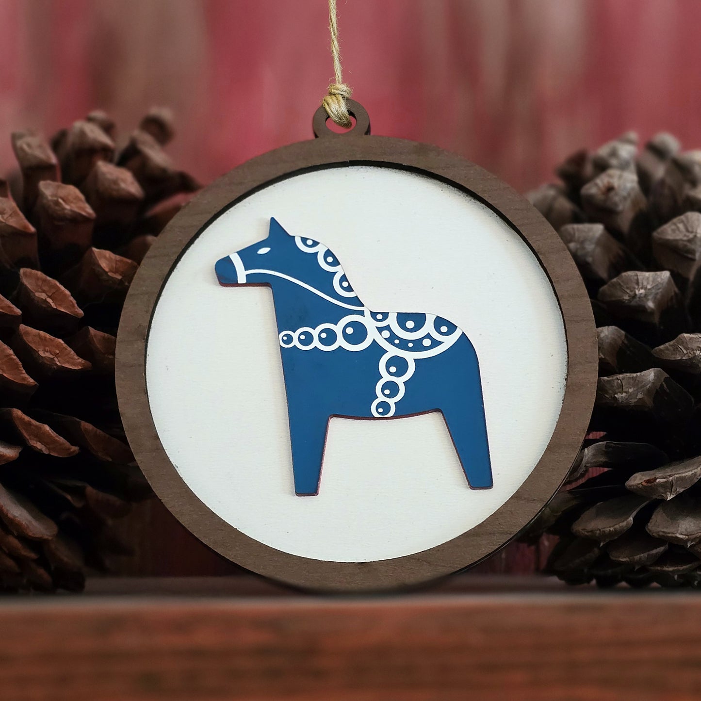 Dala Horse Christmas Ornament
