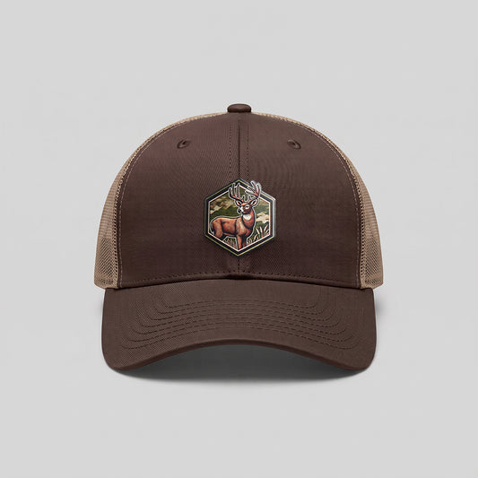 Whitetail Deer Yupoong Retro Trucker Hat