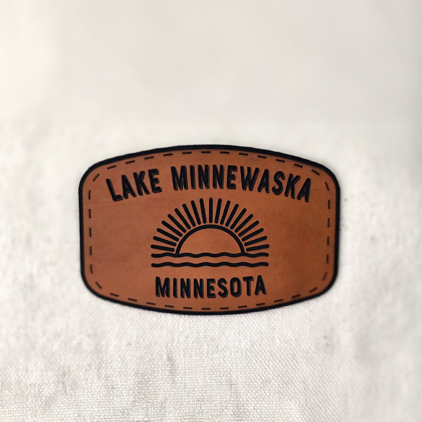 CLEARANCE - Lake Minnewaska Patch Canvas Tote