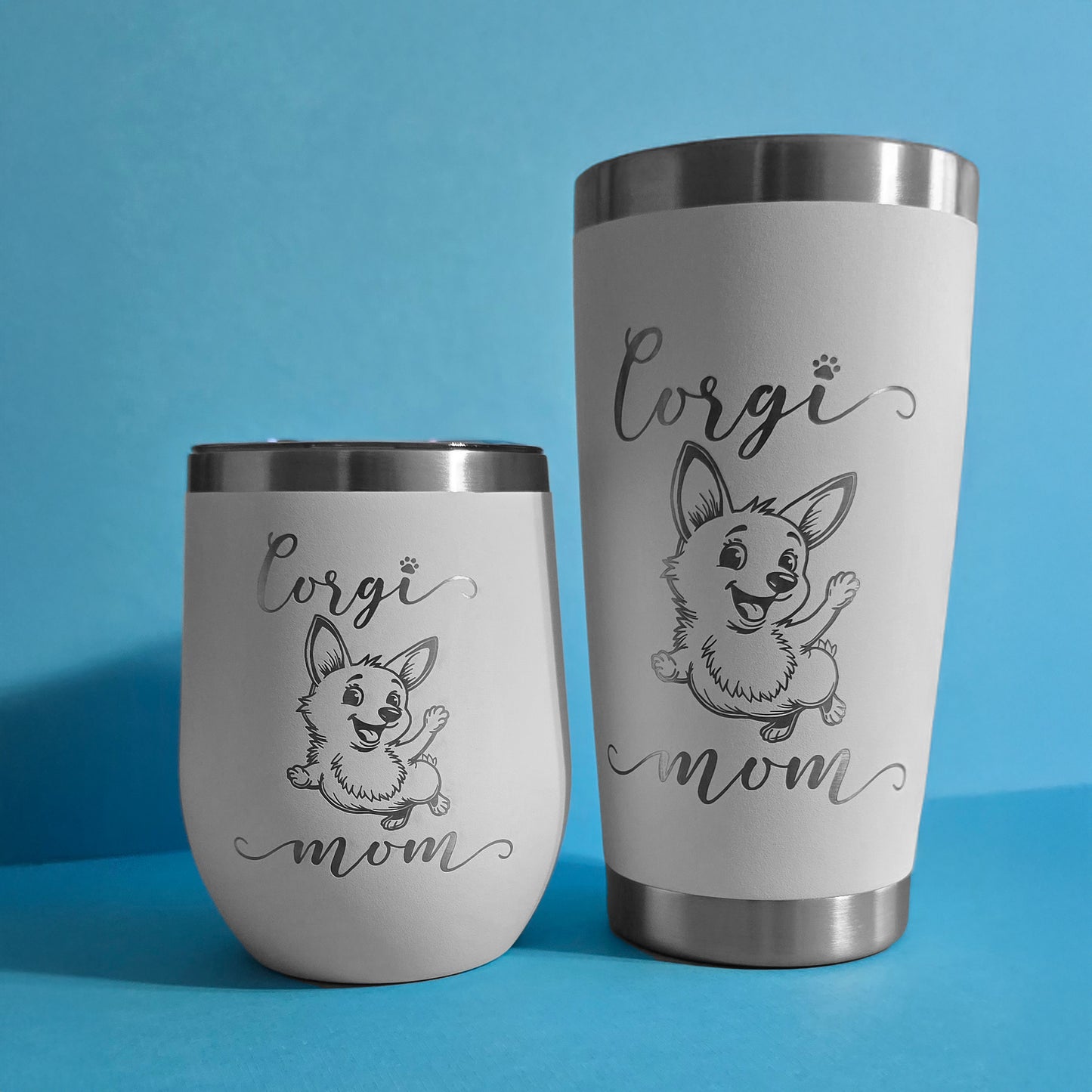 Corgi Mom Tumblers
