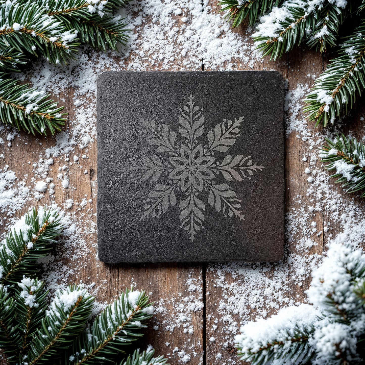 Slate Coaster - Holiday Themed