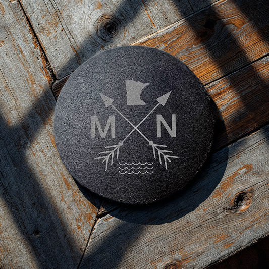 Minnesota Elements Collection Slate Coasters