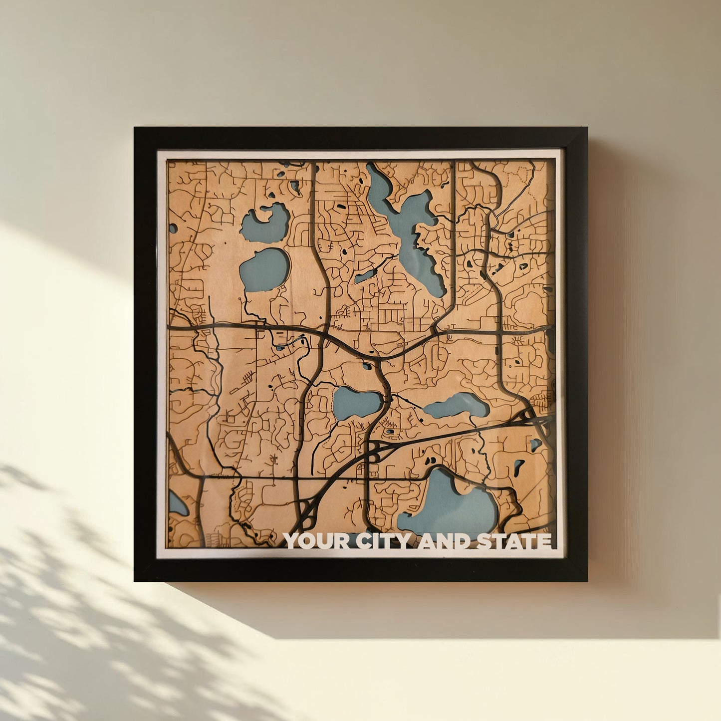 Laser Cut 3D Maps