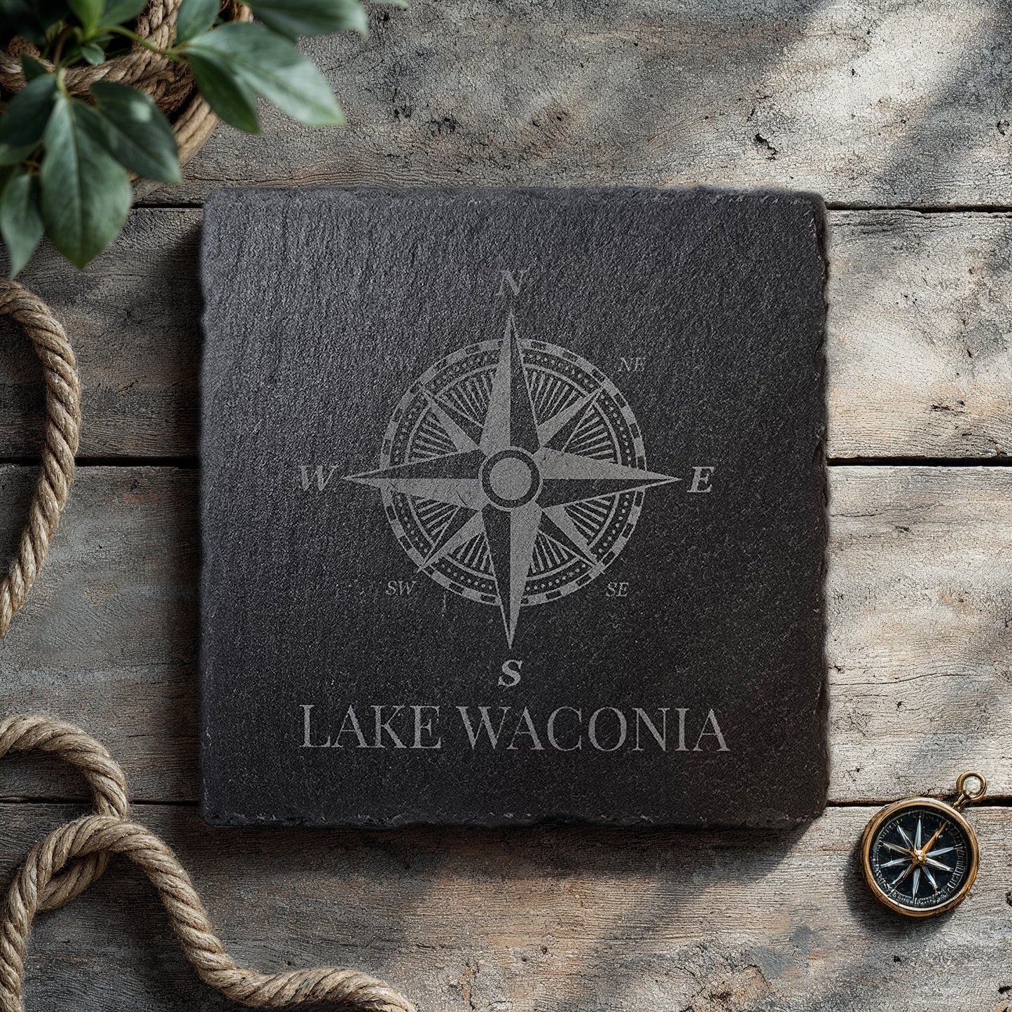 Slate Coaster - Nautical - Customize It!