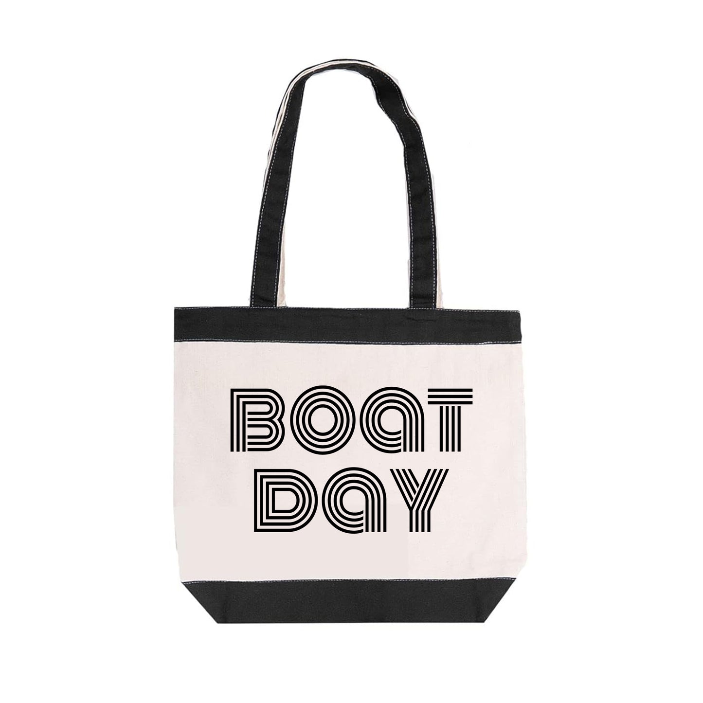 Boat Day Canvas Tote Bag