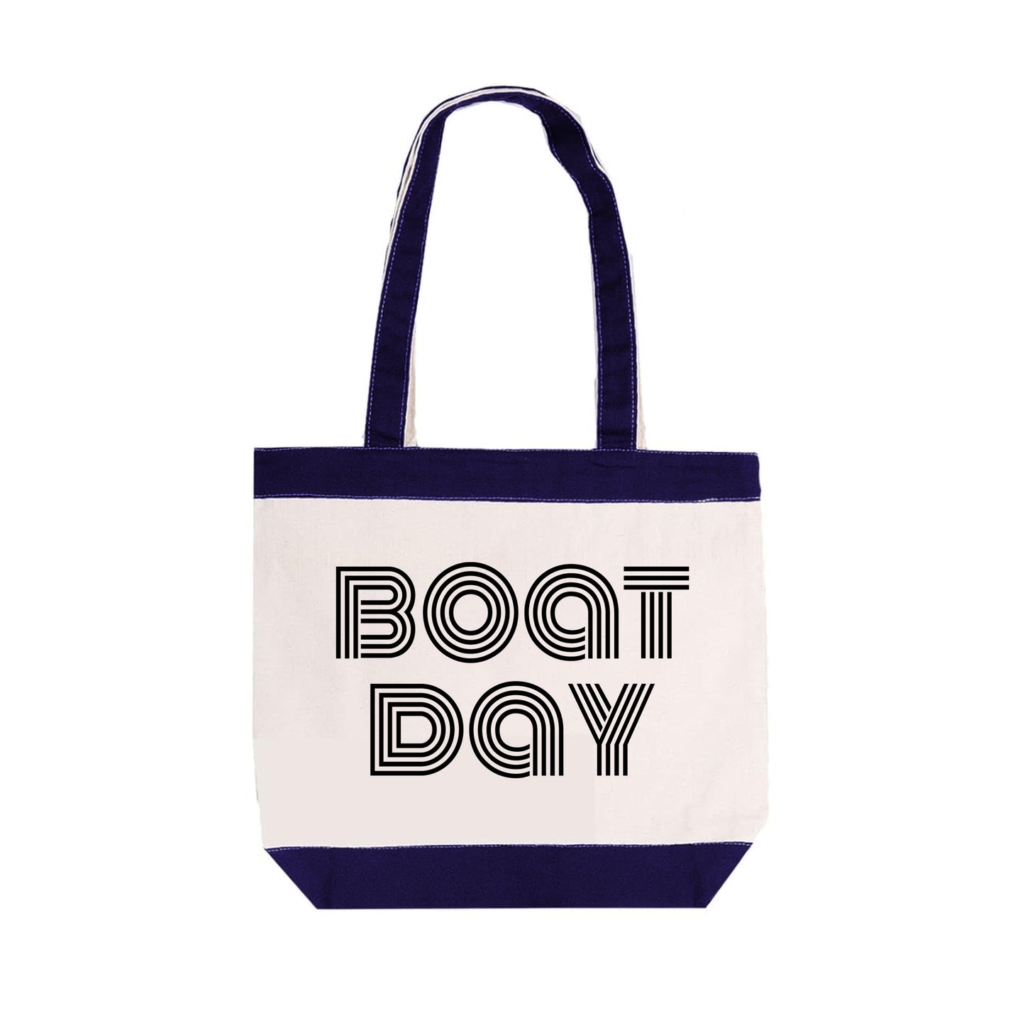 Boat Day Canvas Tote Bag