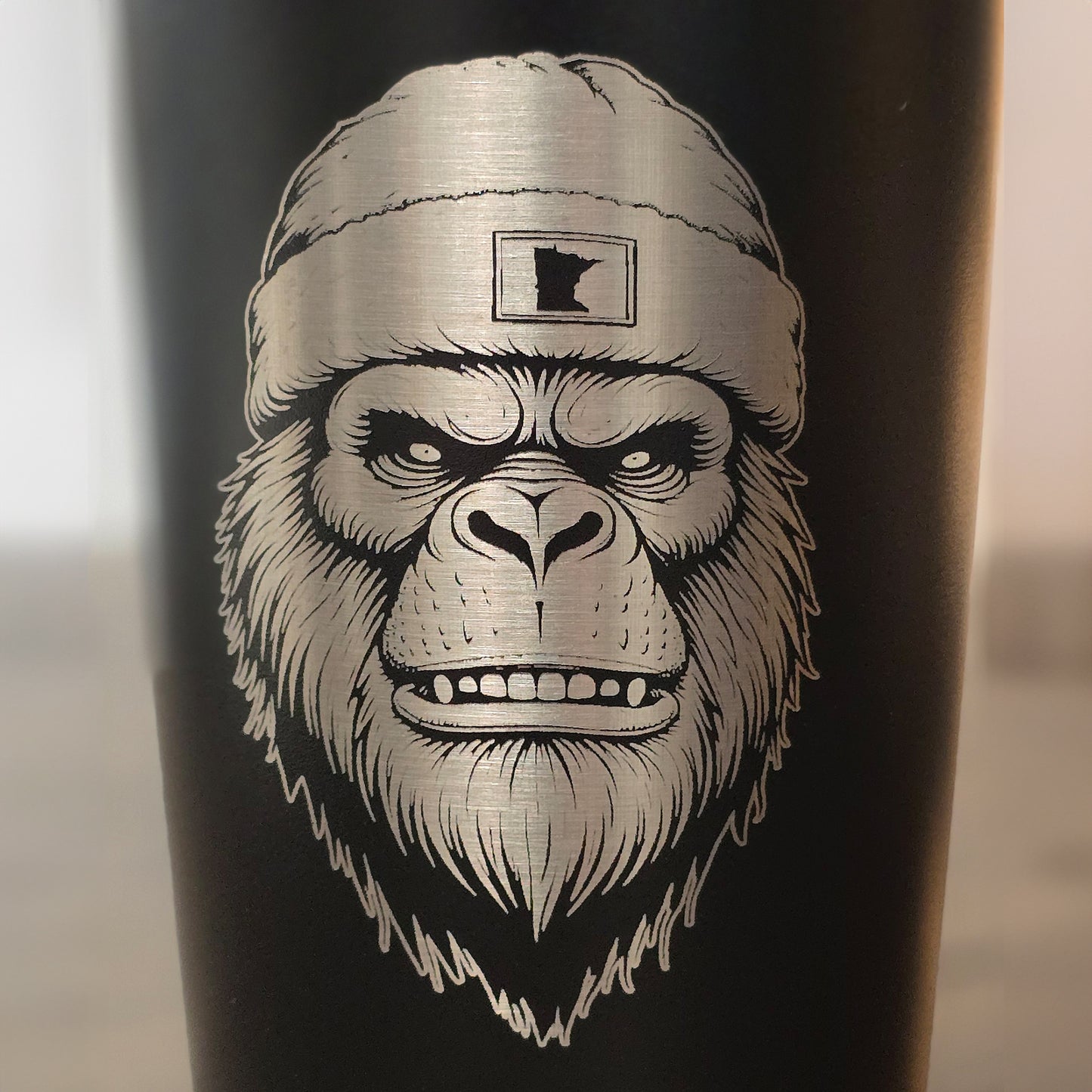 Bigfoot Stainless Steel Tumbler with Customizable State Hat