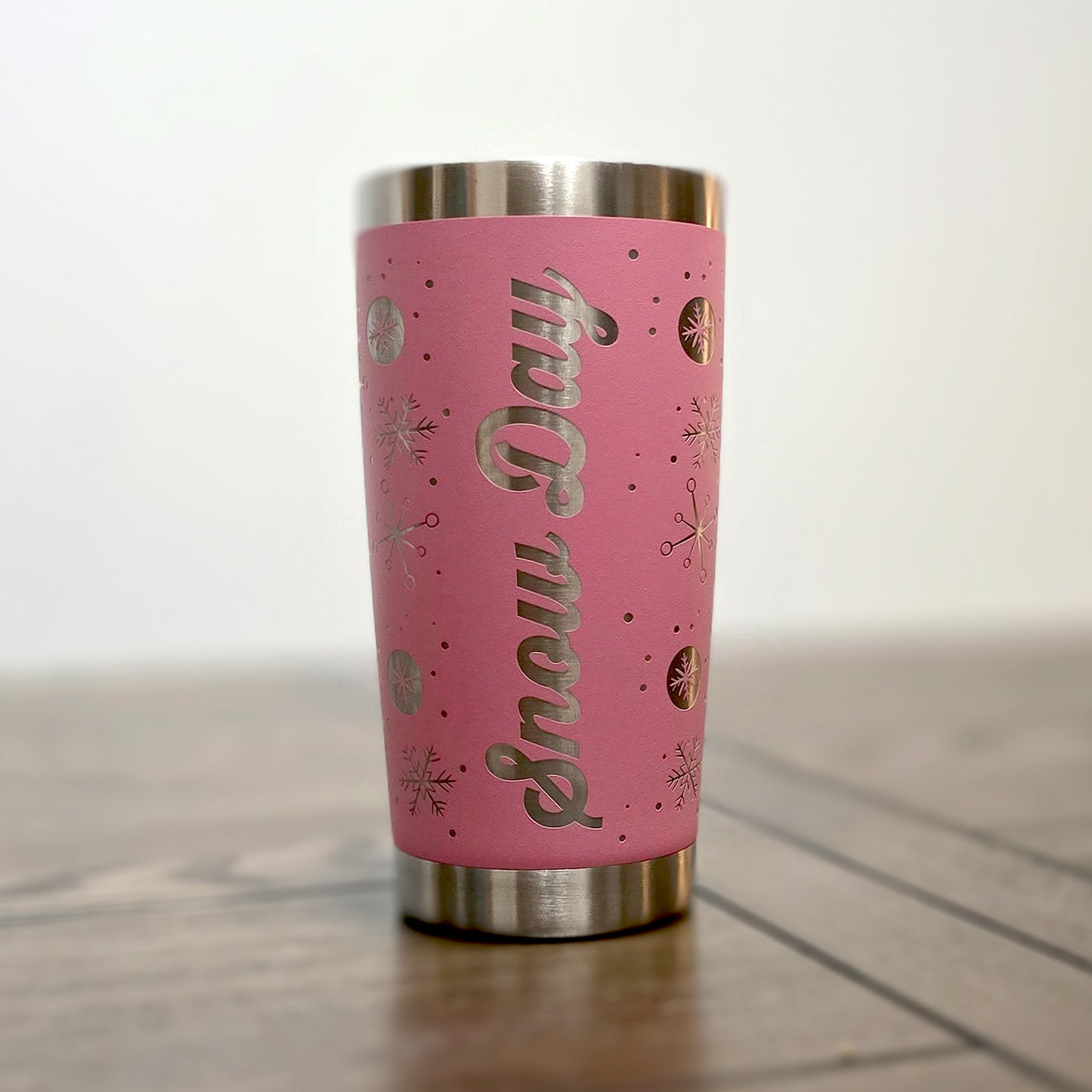"Snow Day" Retro Stainless Steel Tumbler