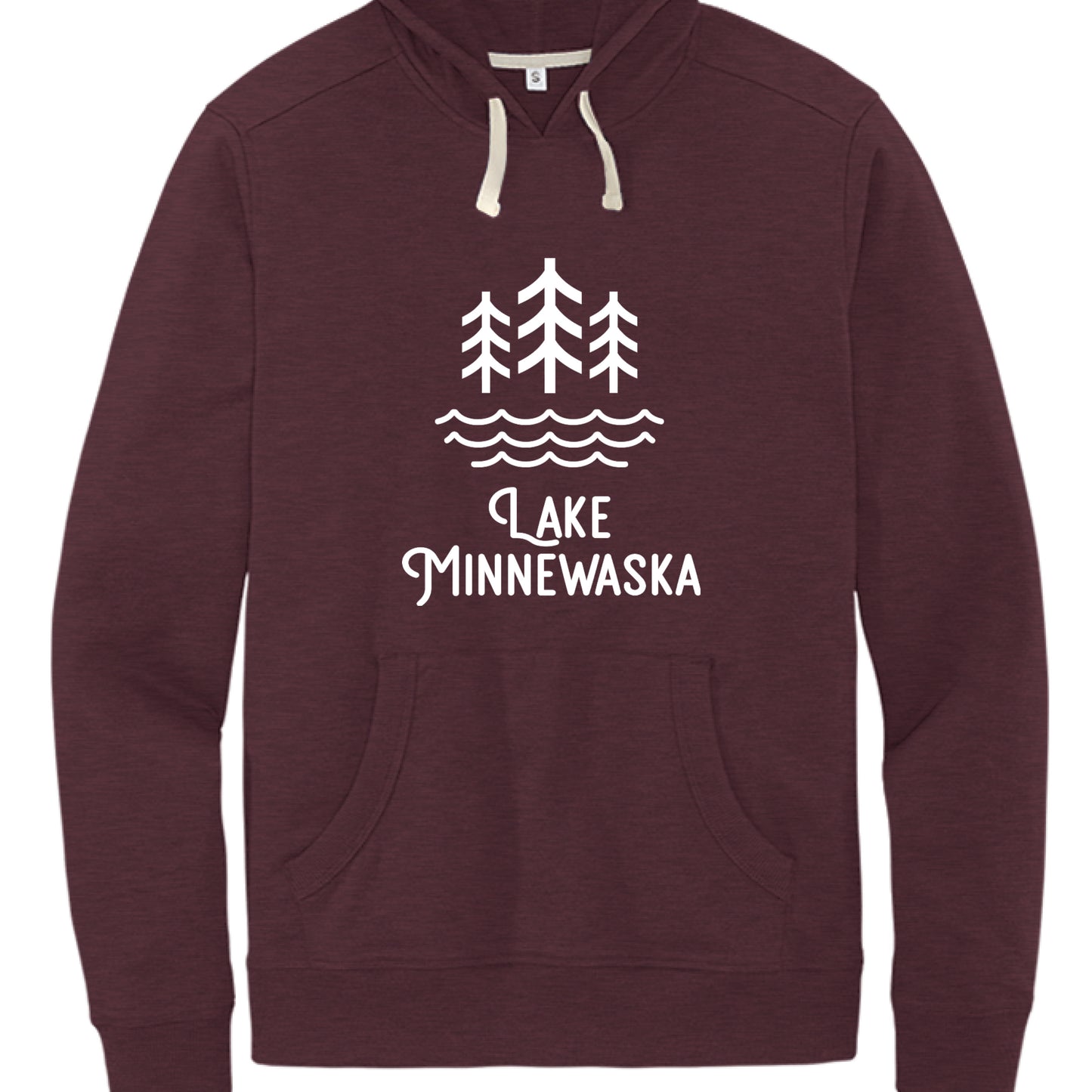 Maroon Heather - FRONT
