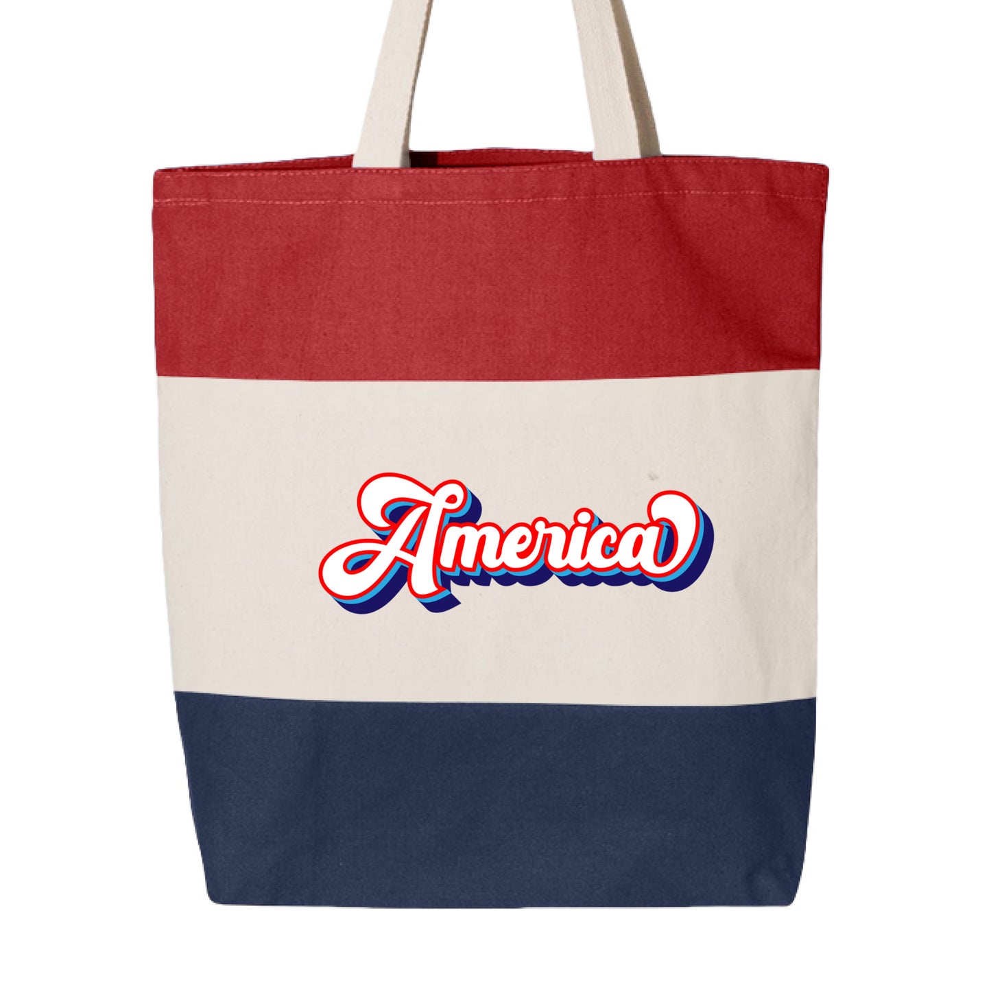 Navy/ Natural/ Red - BACK
