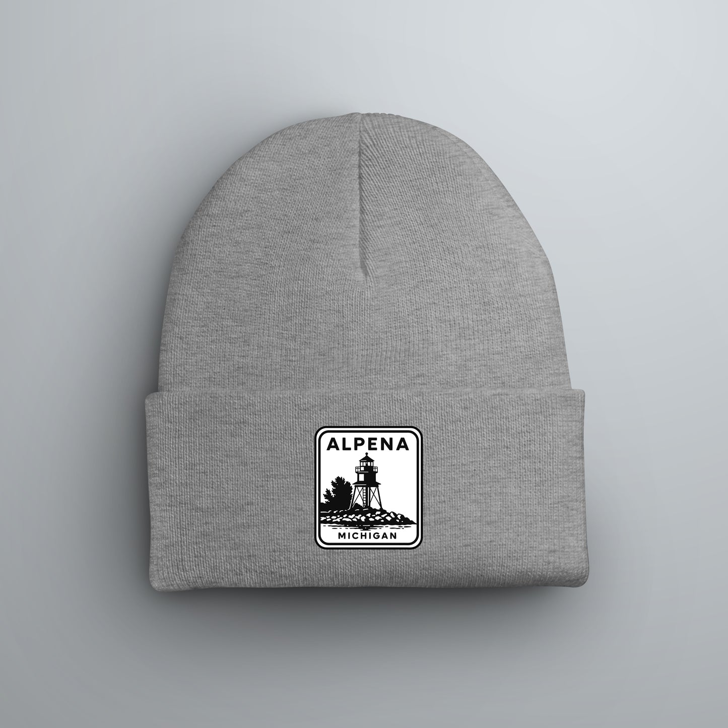 Alpena "Little Red" Lighthouse Beanie | Michigan Winter Hat