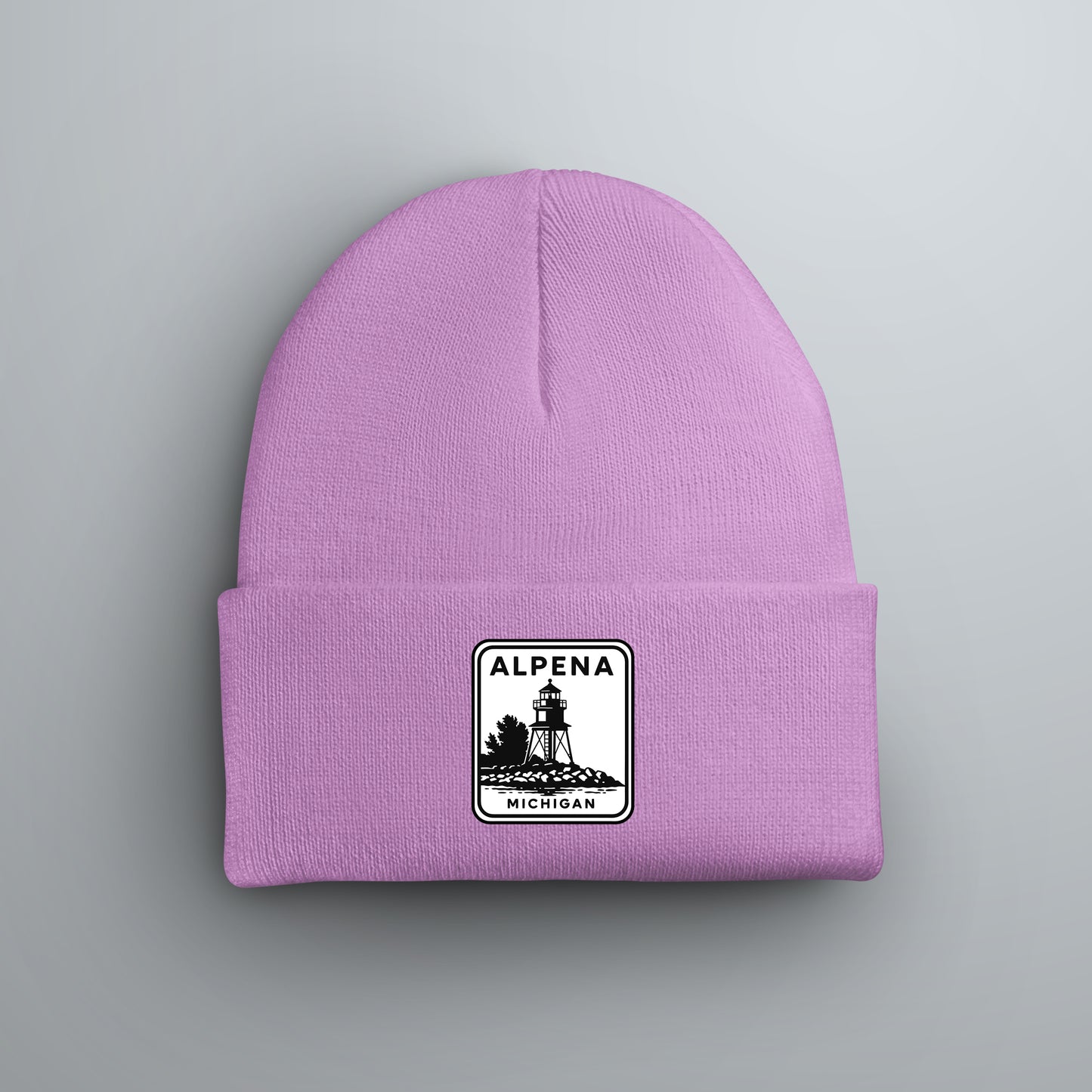 Alpena "Little Red" Lighthouse Beanie | Michigan Winter Hat