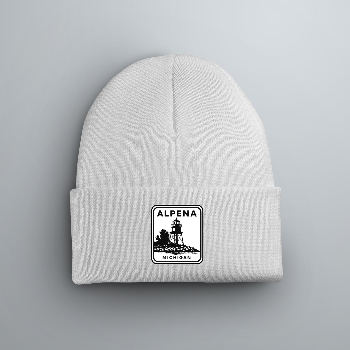 Alpena "Little Red" Lighthouse Beanie | Michigan Winter Hat