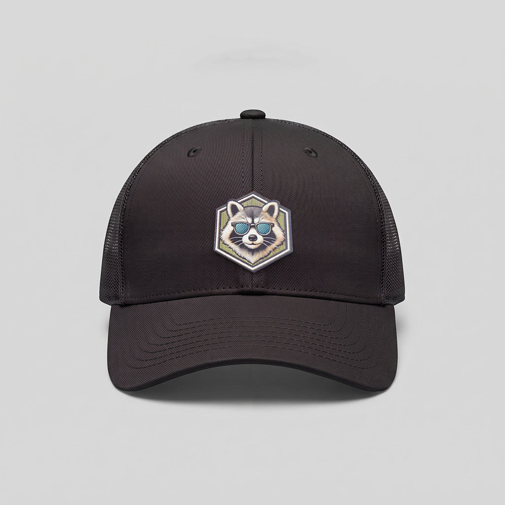 Cool Raccoon Yupoong Retro Trucker Hat