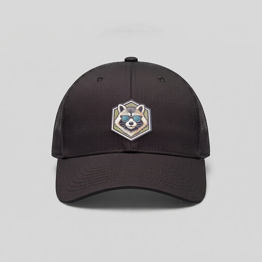 Cool Raccoon Yupoong Retro Trucker Hat