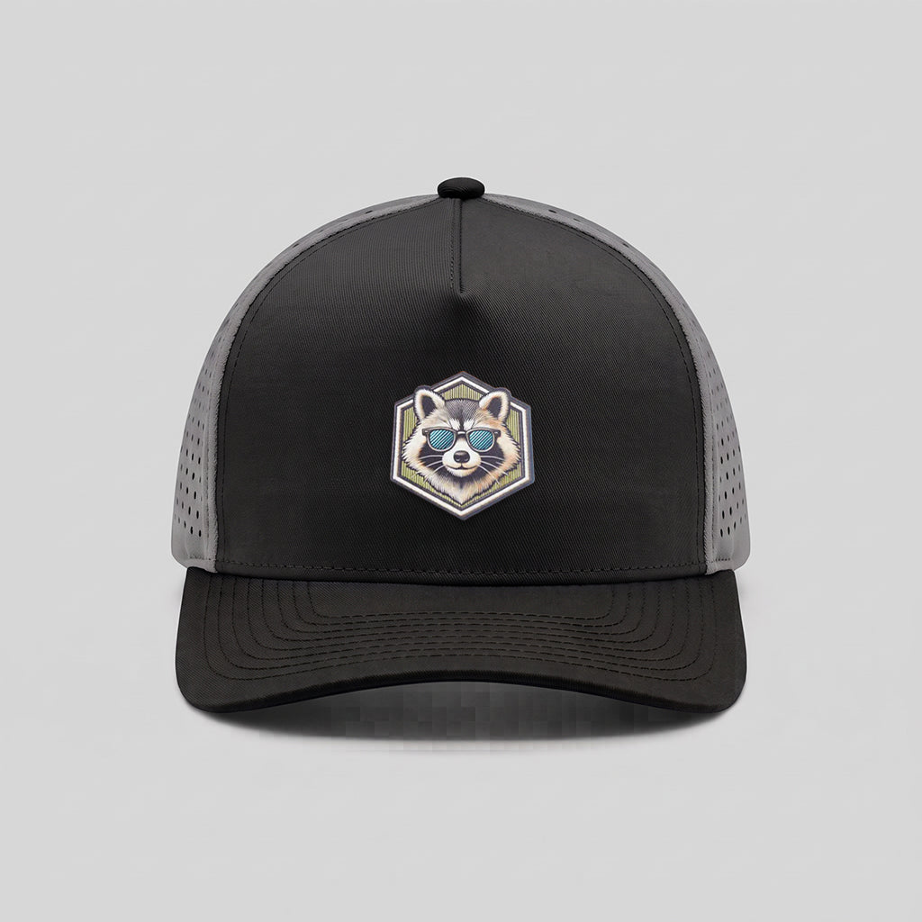 Cool Raccoon Water-Resistant Performance Snapback Hat
