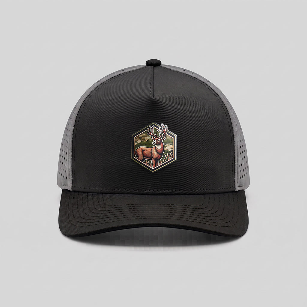 Whitetail Deer Water-Resistant Performance Snapback Hat