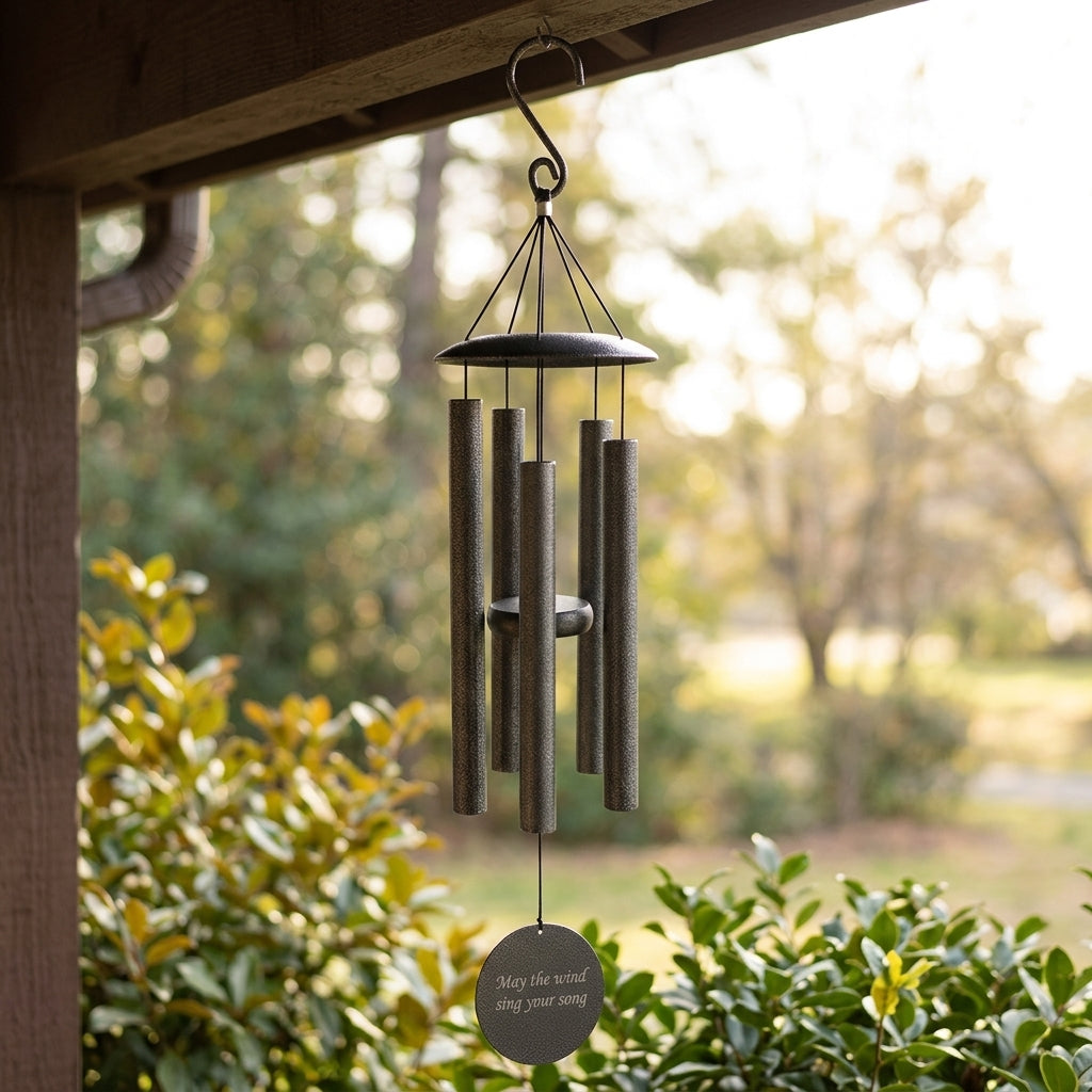 Custom Laser-Engraved Wind Chimes