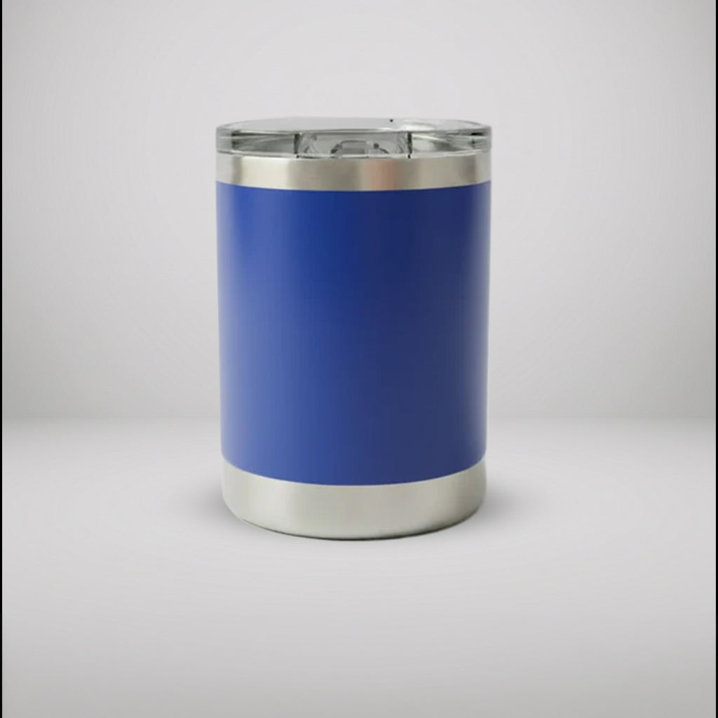 Custom Laser Engraved 10oz Lowball Tumbler | Double-Wall Vacuum Insulated