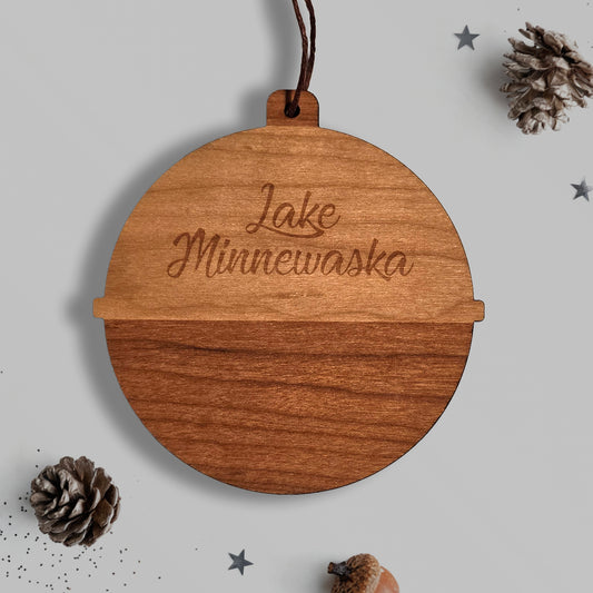 Lake Minnewaska Bobber Ornament