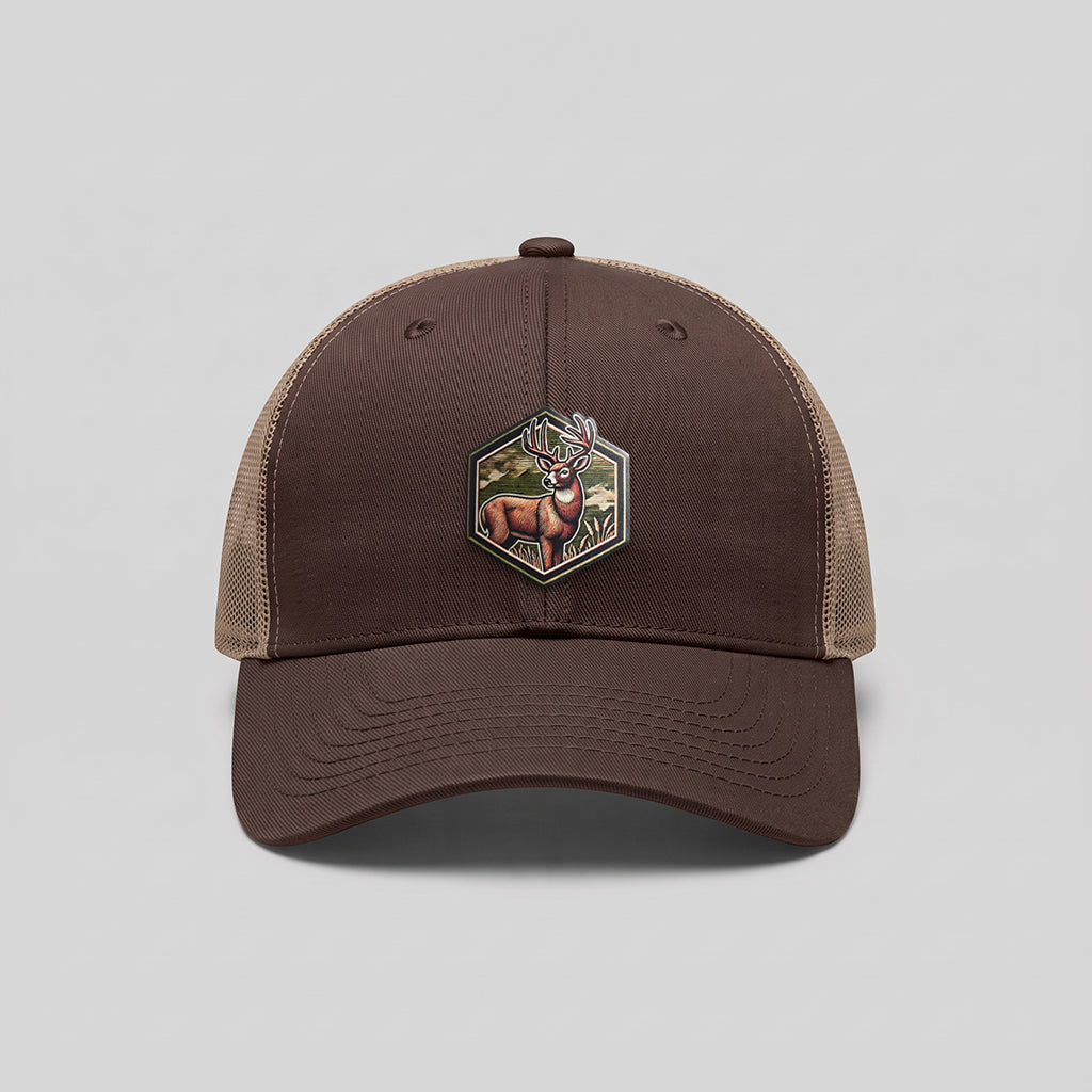 Whitetail Deer Yupoong Retro Trucker Hat