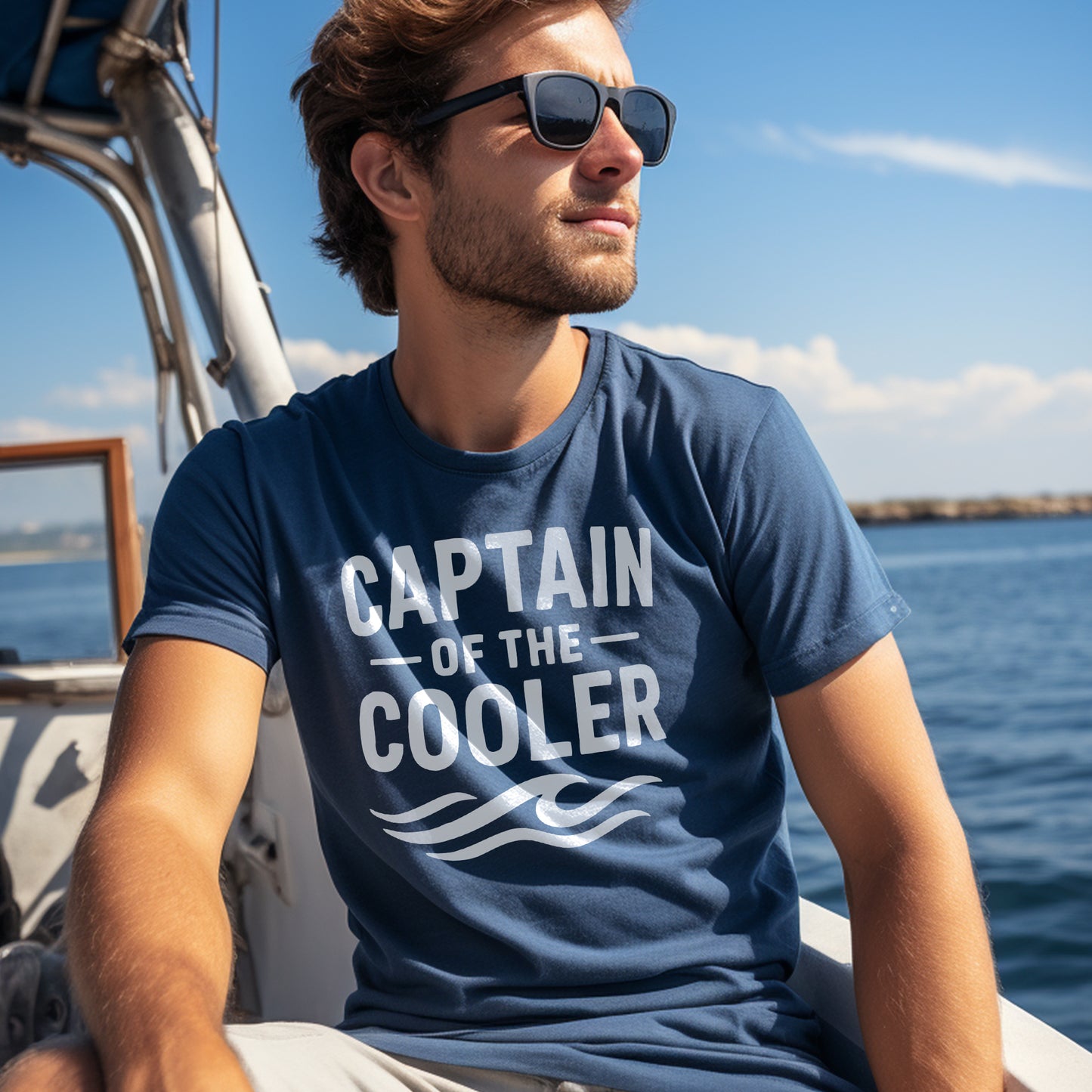 Captain of the Cooler Premium Men's T-Shirt