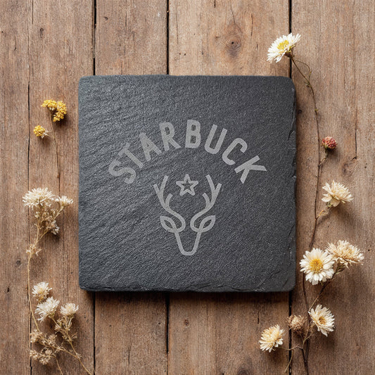 Starbuck Icon Slate Coaster