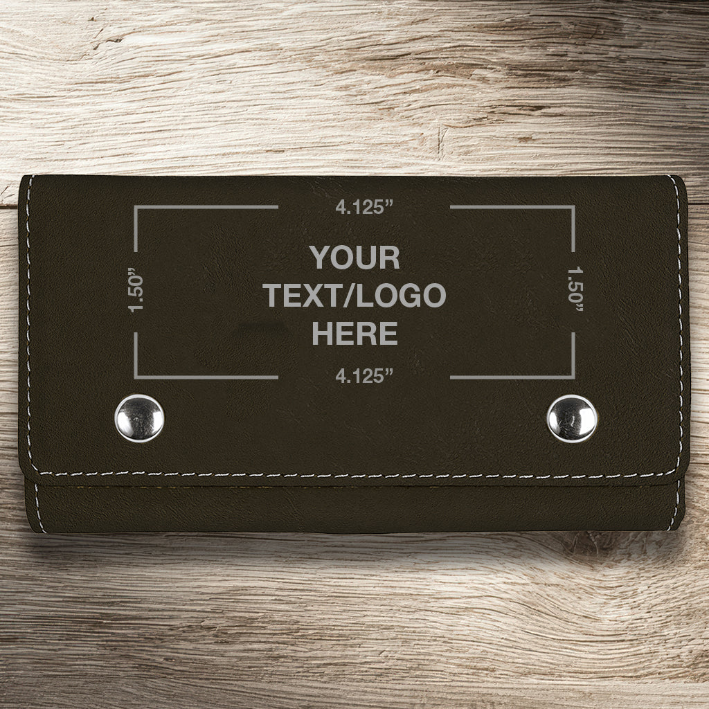 Custom Engraved Leatherette Card & Dice Set
