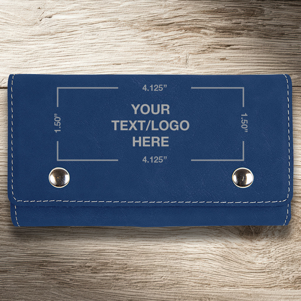 Custom Engraved Leatherette Card & Dice Set
