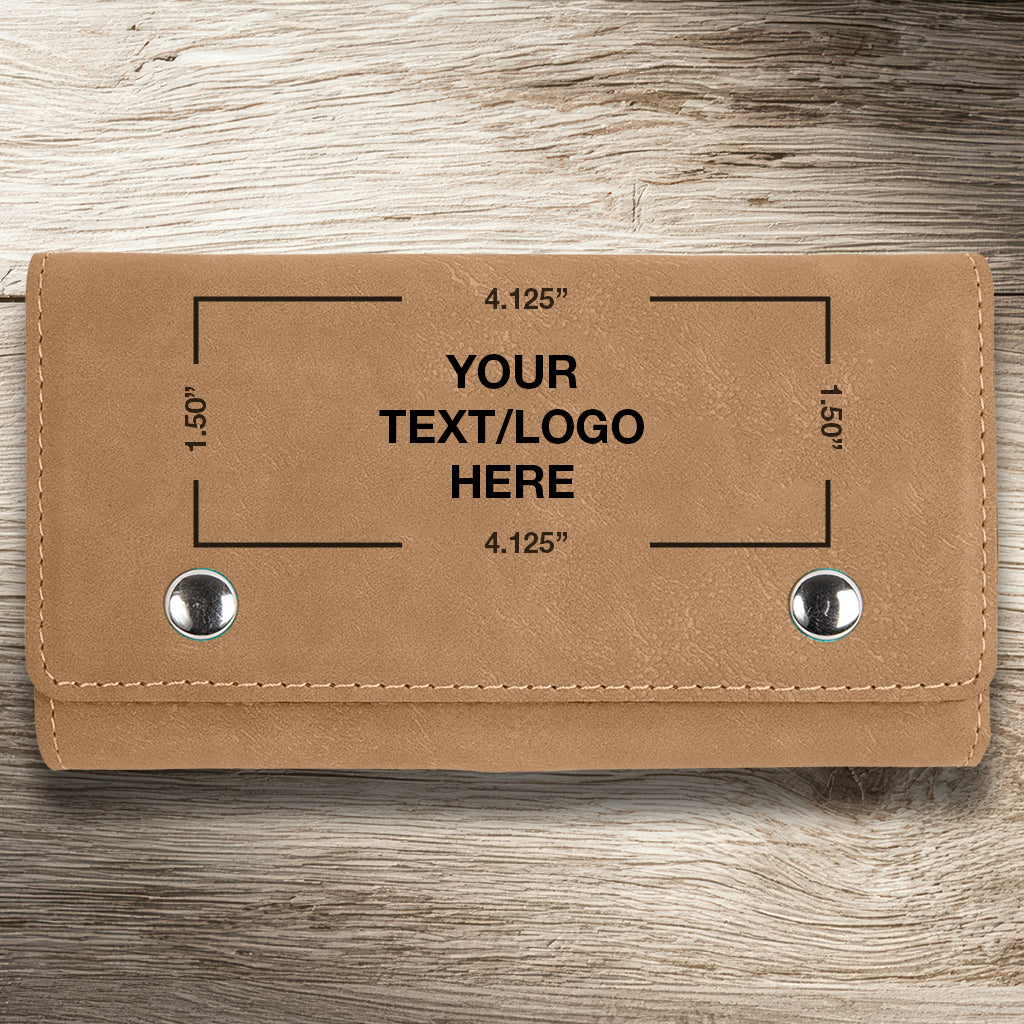 Custom Engraved Leatherette Card & Dice Set