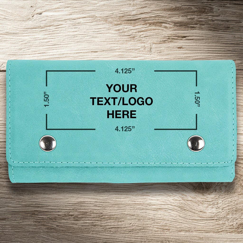 Custom Engraved Leatherette Card & Dice Set