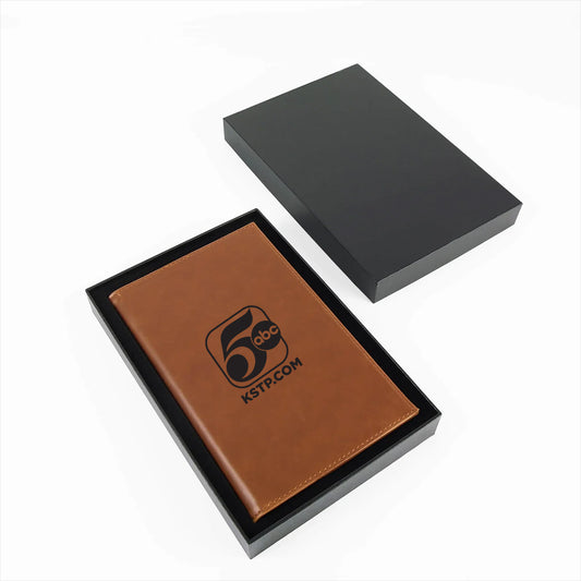KSTP Custom Engraved Refillable Portfolio Journal with Gift Box