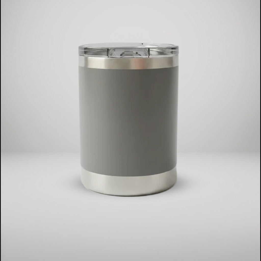 Custom Laser Engraved 10oz Lowball Tumbler | Double-Wall Vacuum Insulated