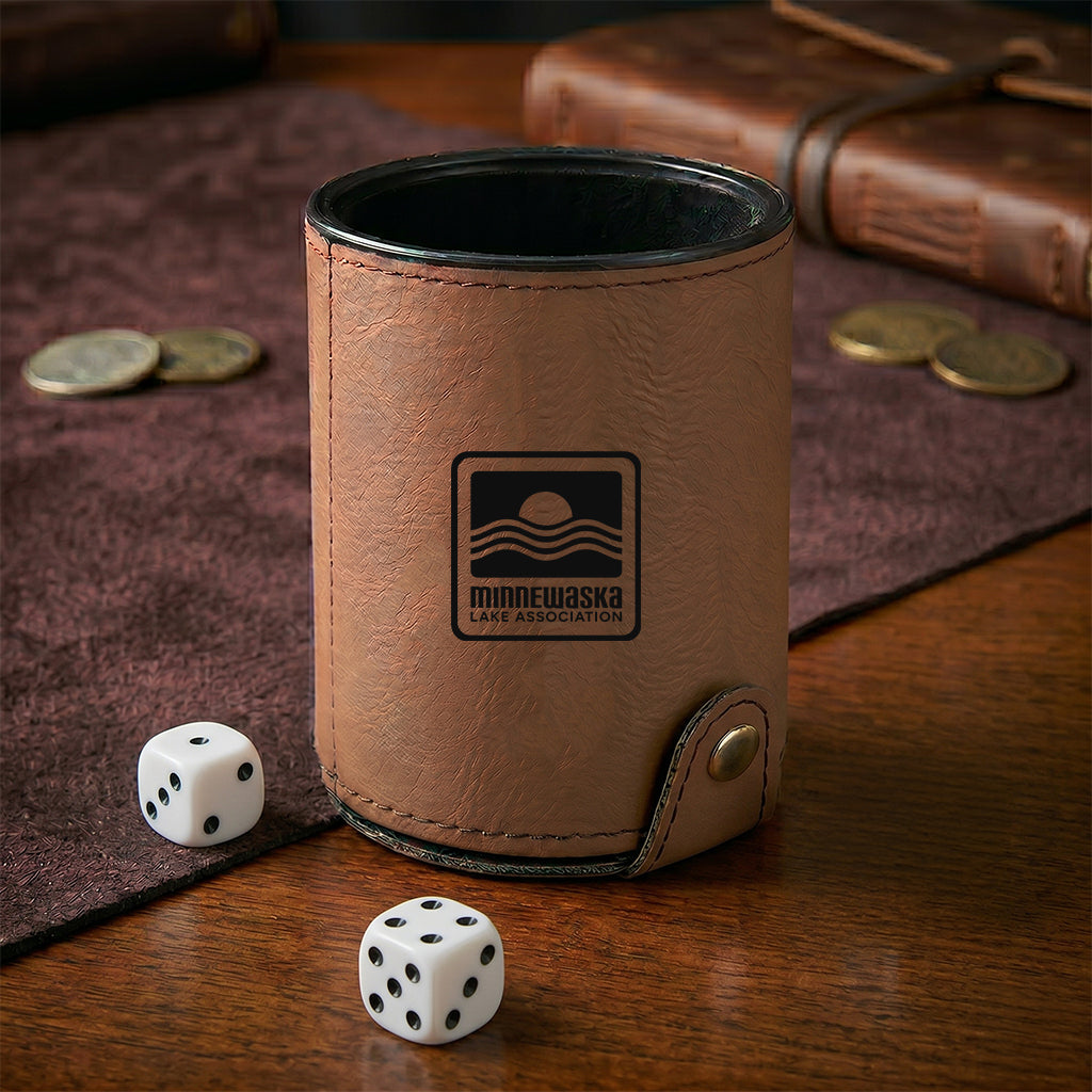 MLA | Custom Laserette Dice Cup Set (with 5 Dice)