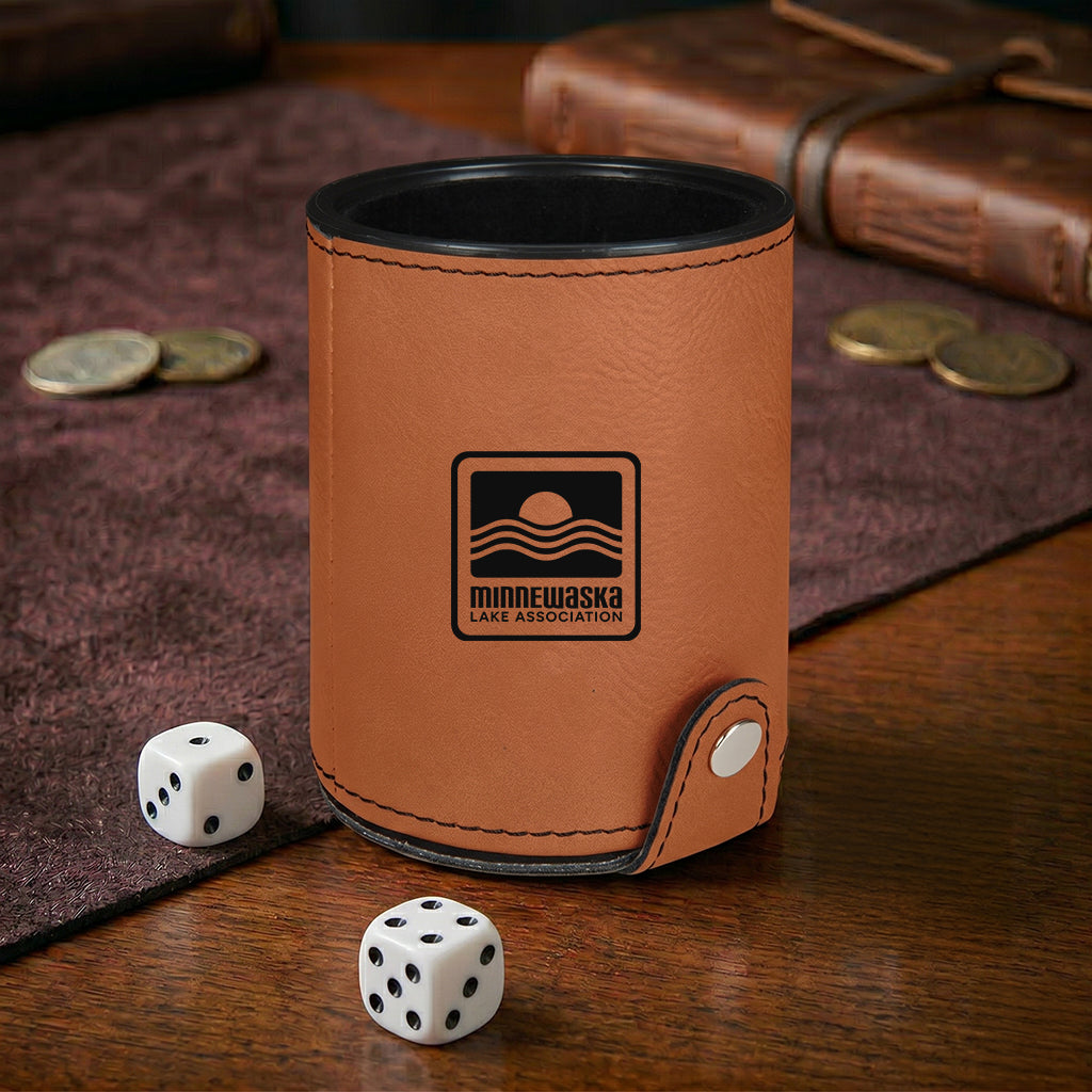 MLA | Custom Laserette Dice Cup Set (with 5 Dice)