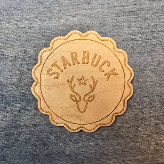 Starbuck Icon Wood Magnet