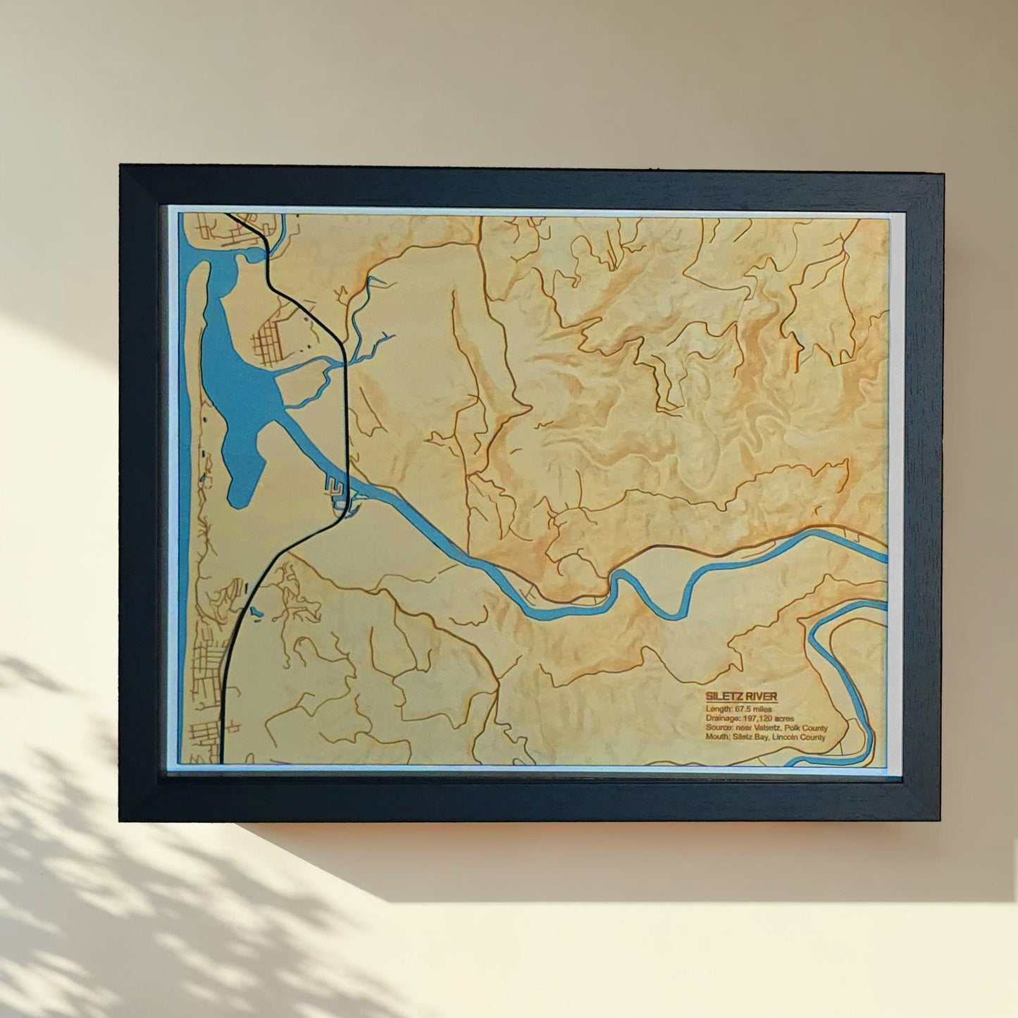 Laser Cut 3D Maps