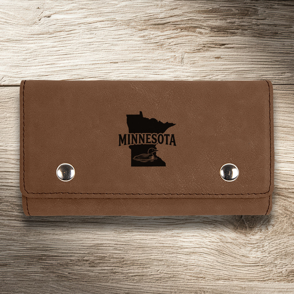 Minnesota Loon Leatherette Playing Card & Dice Set
