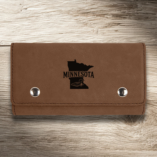 Minnesota Loon Leatherette Playing Card & Dice Set