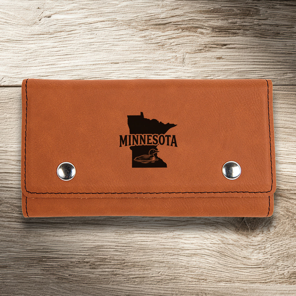 Minnesota Loon Leatherette Playing Card & Dice Set