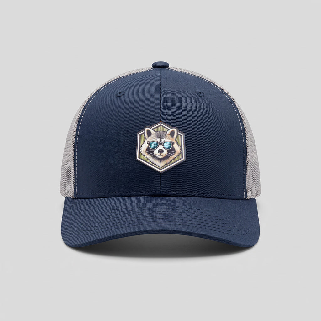 Cool Raccoon Yupoong Retro Trucker Hat