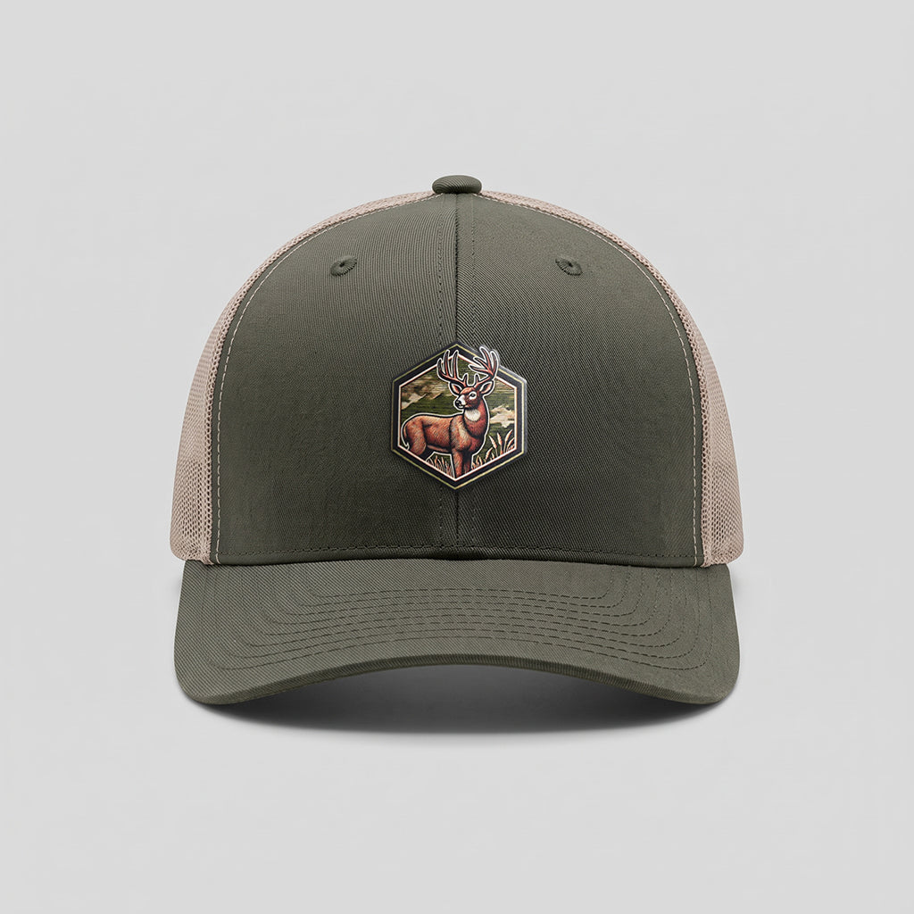 Whitetail Deer Yupoong Retro Trucker Hat