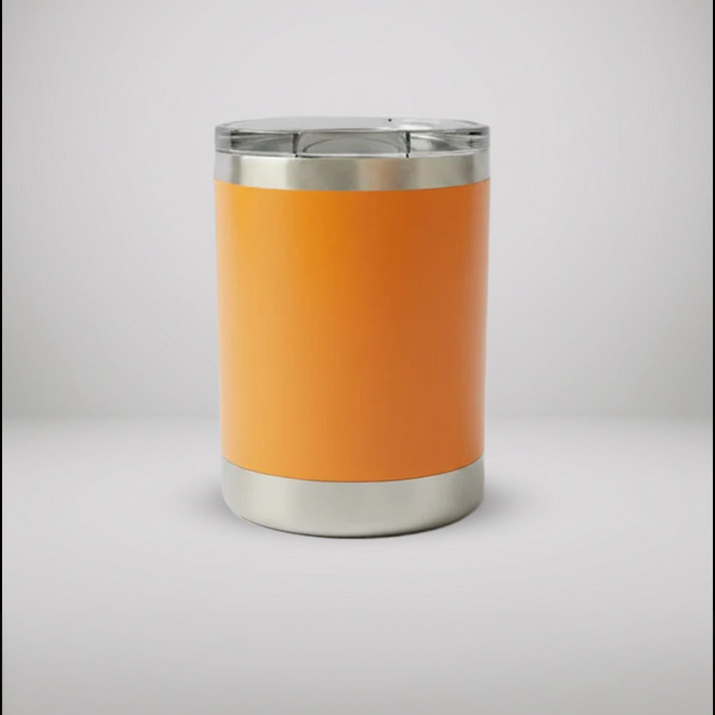 Custom Laser Engraved 10oz Lowball Tumbler | Double-Wall Vacuum Insulated