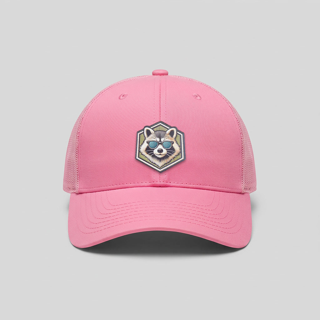 Cool Raccoon Yupoong Retro Trucker Hat